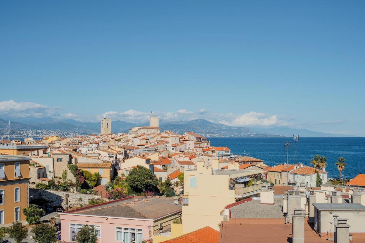 High Standing With Incredible Old Antibes And Sea Views 아파트 외부 사진